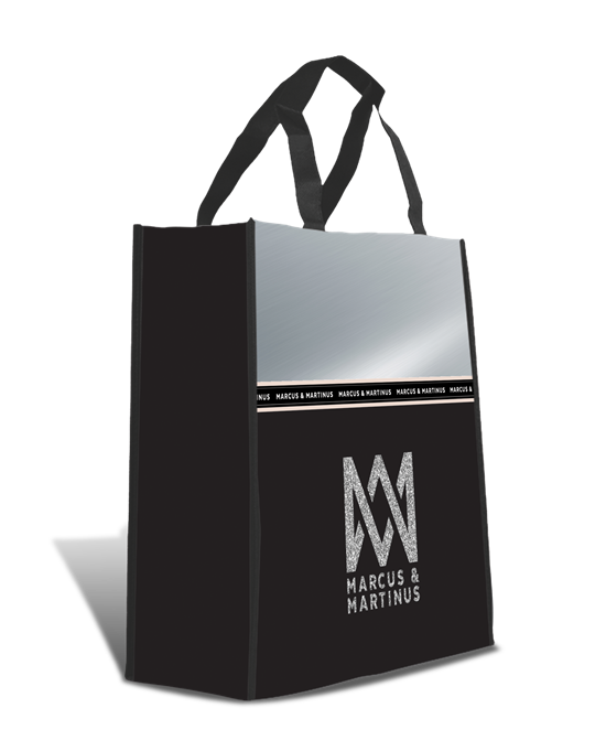 Marcus & Martinus: Shopping Bag Silver